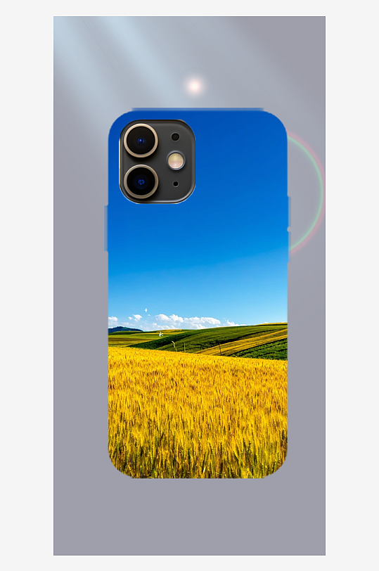 美丽风景手机壳设计-众图网