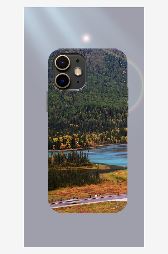 美丽风景手机壳设计-众图网