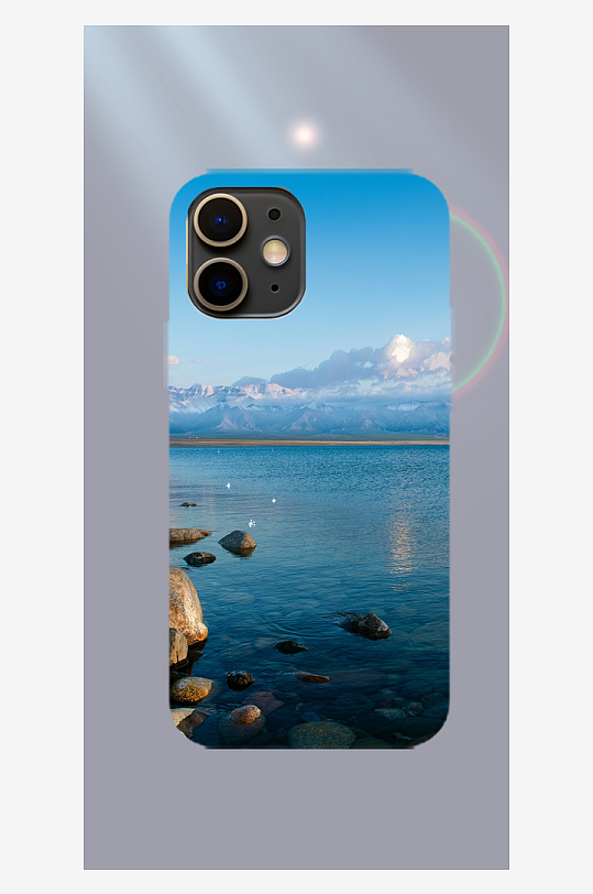 美丽风景手机壳设计-众图网