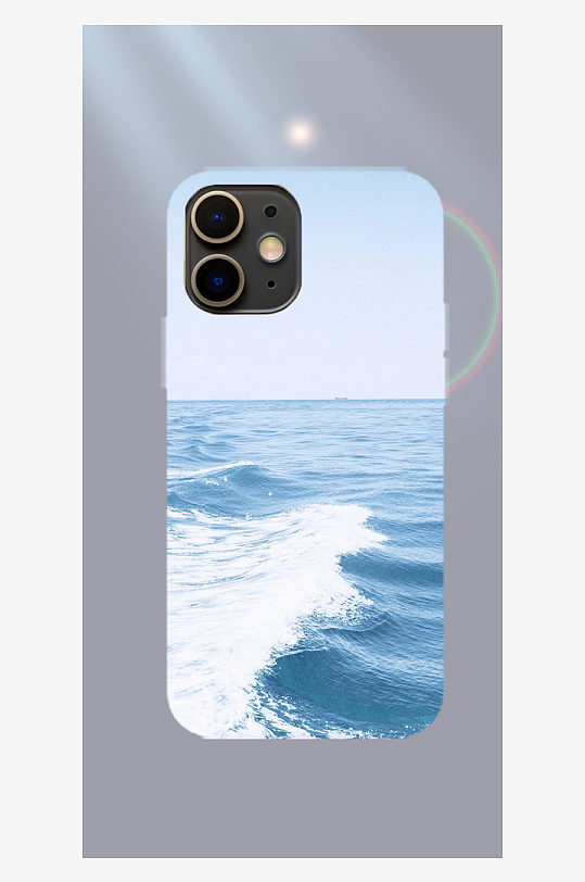 美丽风景手机壳设计-众图网