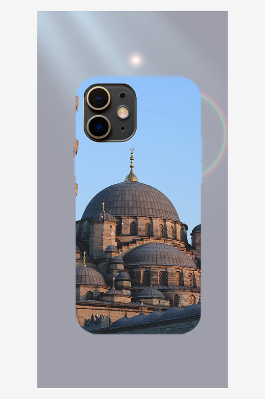 美丽风景图案手机壳设计-众图网