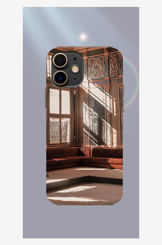 美丽风景图案手机壳设计-众图网