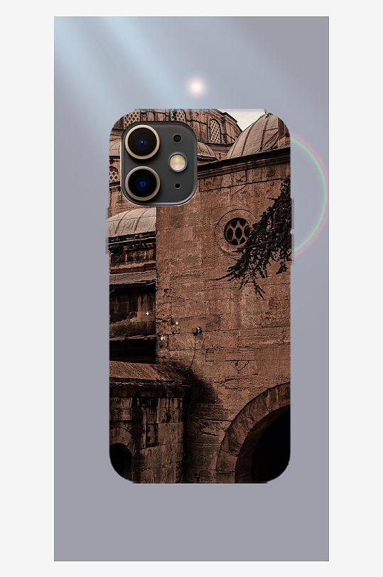 美丽风景图案手机壳设计-众图网