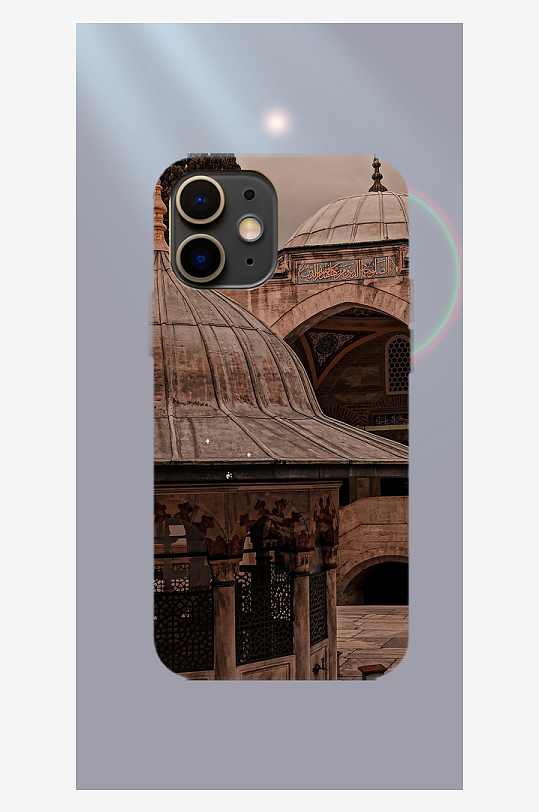 美丽风景图案手机壳设计-众图网