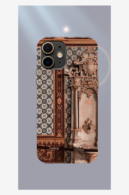 美丽风景图案手机壳设计-众图网