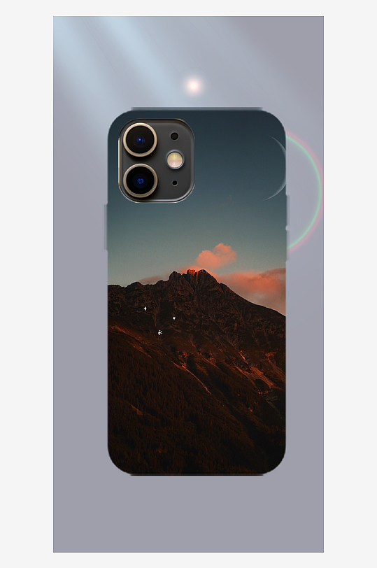 美丽风景图片手机壳设计-众图网