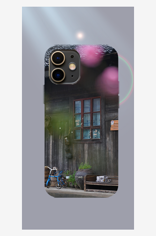 美丽风景图片手机壳设计-众图网