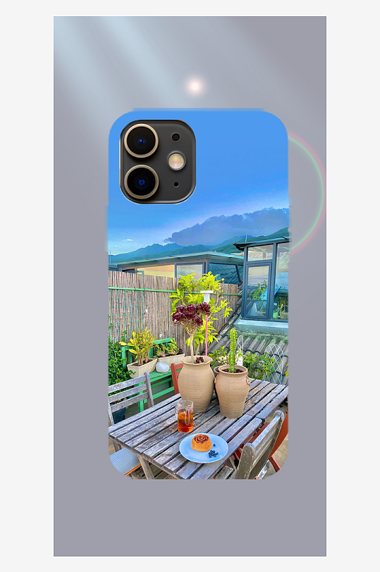 美丽风景图片手机壳设计-众图网