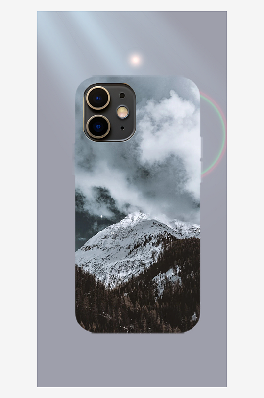 美丽风景图片手机壳设计-众图网