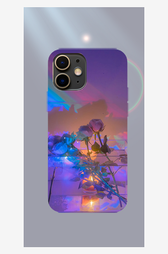 彩色炫酷图片手机壳设计-众图网