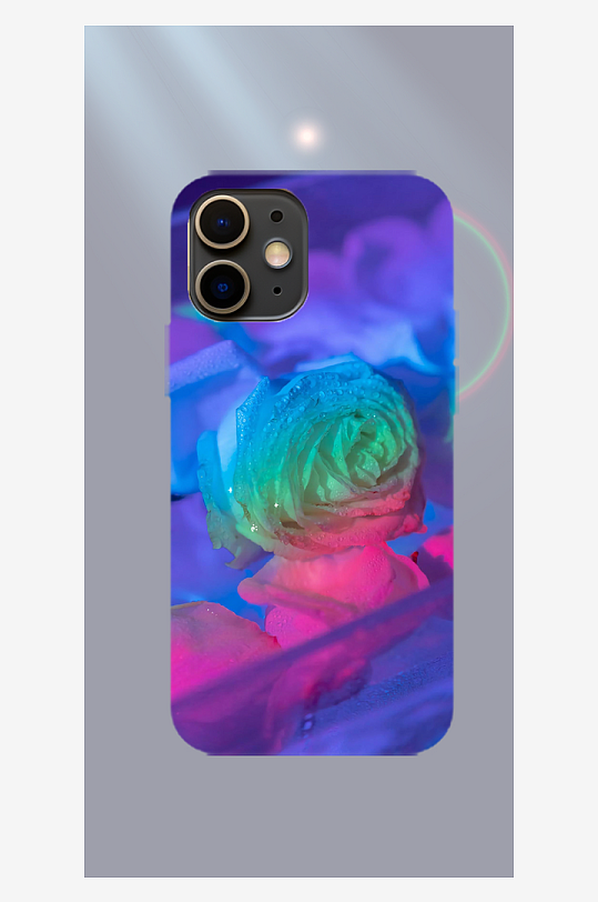 彩色炫酷图片手机壳设计-众图网