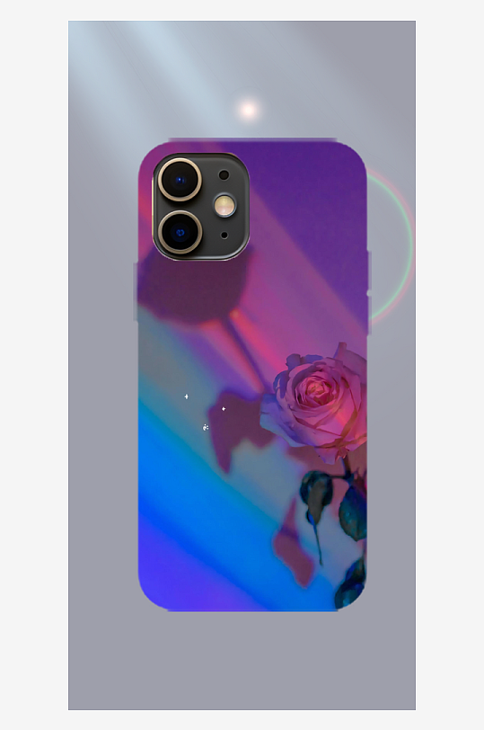 彩色炫酷图片手机壳设计-众图网