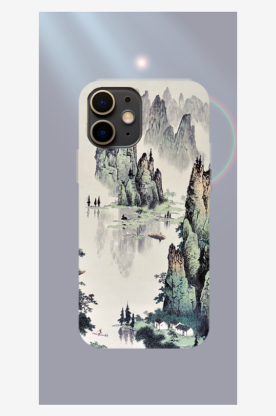 风景图片手机壳设计-众图网