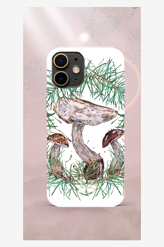 蔬菜图案手机壳设计-众图网