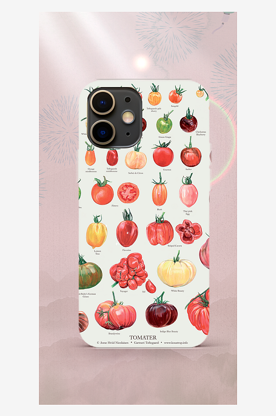 蔬菜图案手机壳设计-众图网