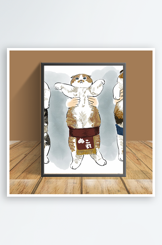 猫咪主题客厅摆件-众图网