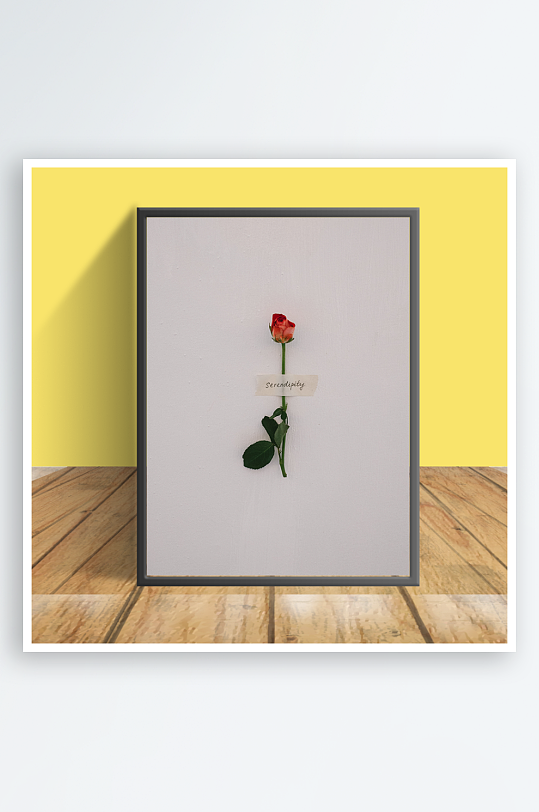 美丽花朵图案客厅摆件设计-众图网