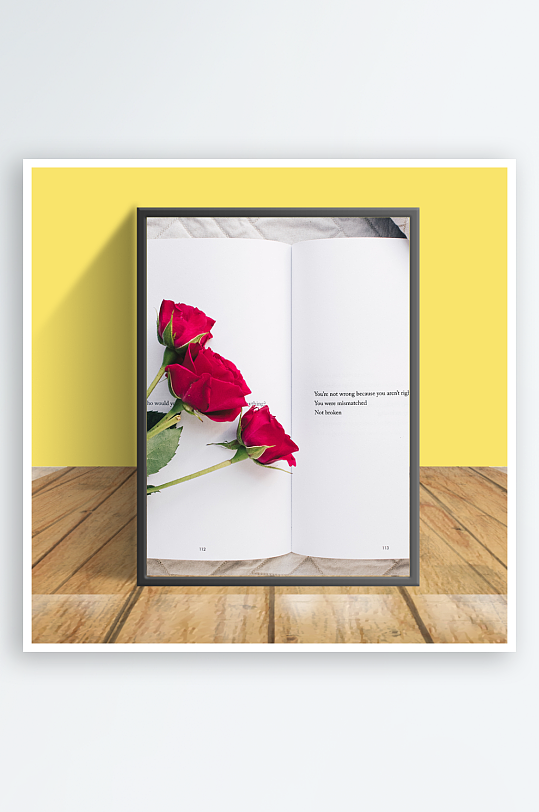 美丽花朵图案客厅摆件设计-众图网