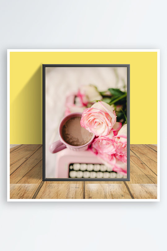 花朵图案客厅摆件设计-众图网