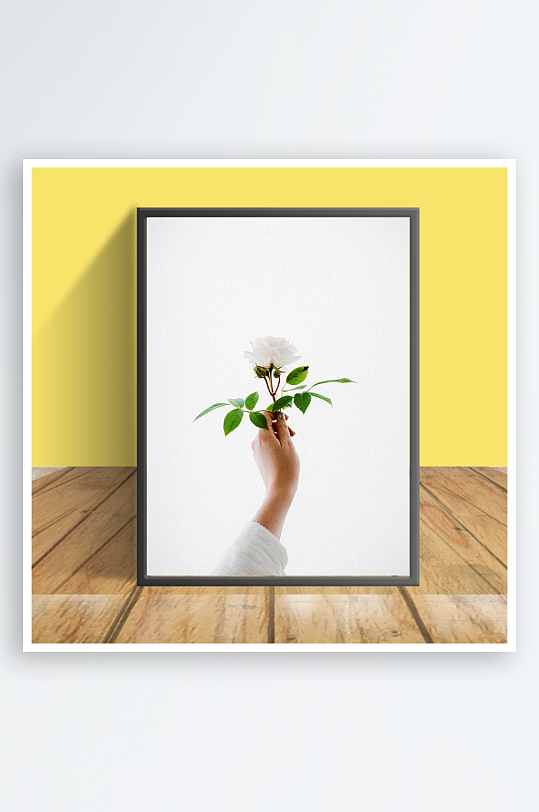 花朵图案客厅摆件设计-众图网