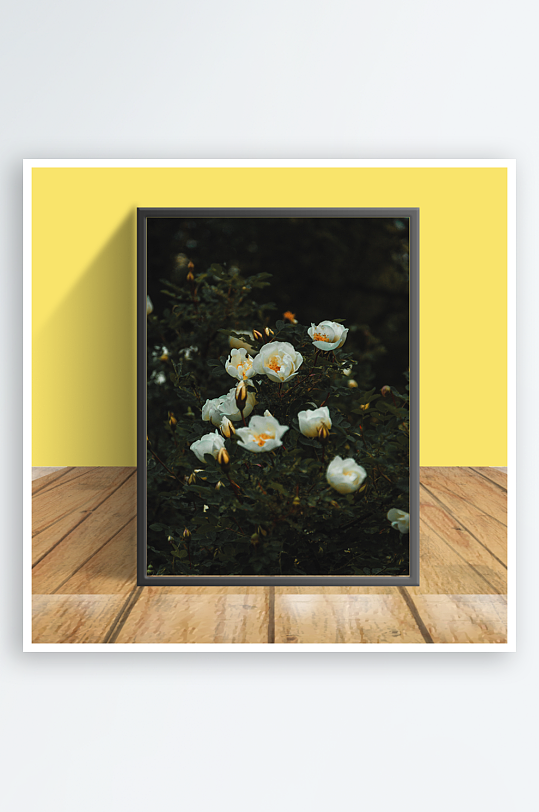 花朵图案客厅摆件设计-众图网