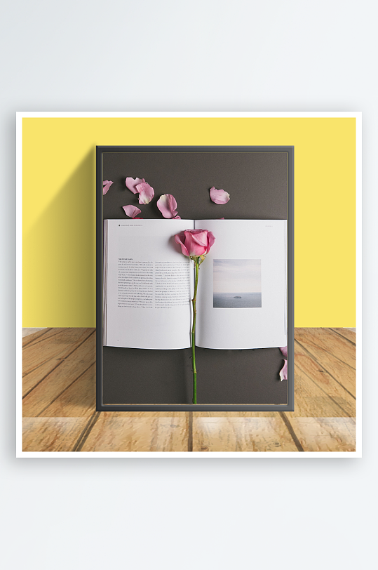 花朵图案客厅摆件设计-众图网