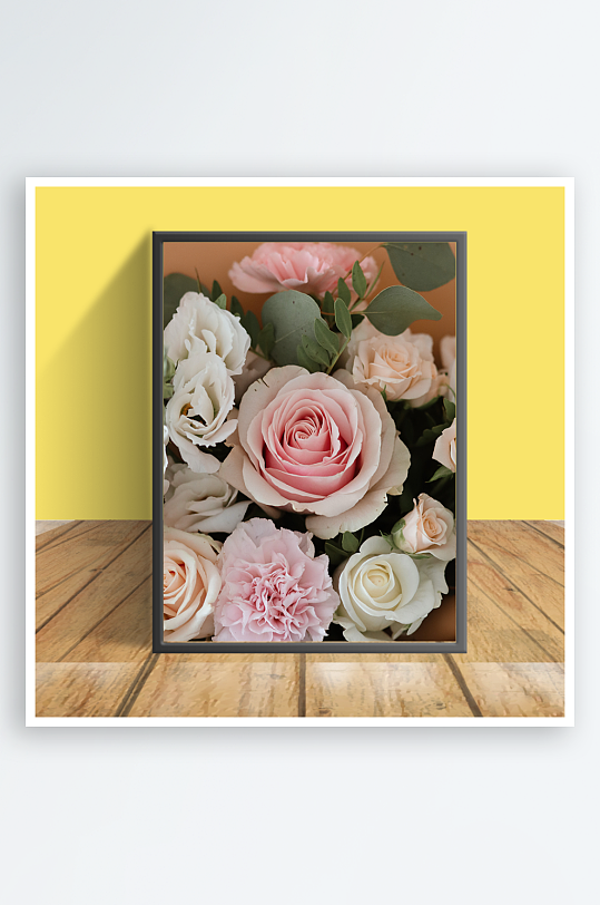 花朵图案客厅摆件设计-众图网