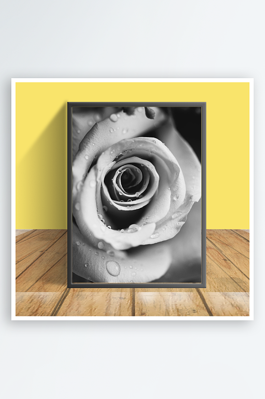 鲜艳花朵图案客厅摆件设计-众图网