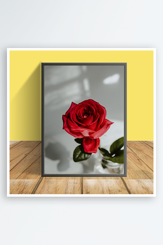 鲜艳花朵图案客厅摆件设计-众图网