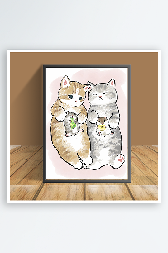 猫咪图片客厅摆件-众图网