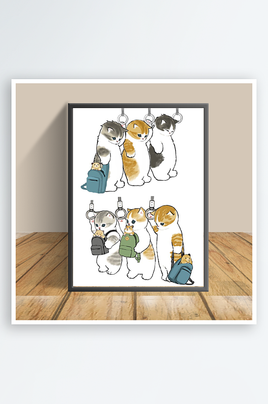 美丽猫咪创意客厅摆件-众图网