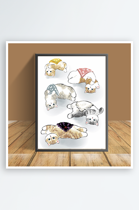 猫咪图片客厅摆件-众图网