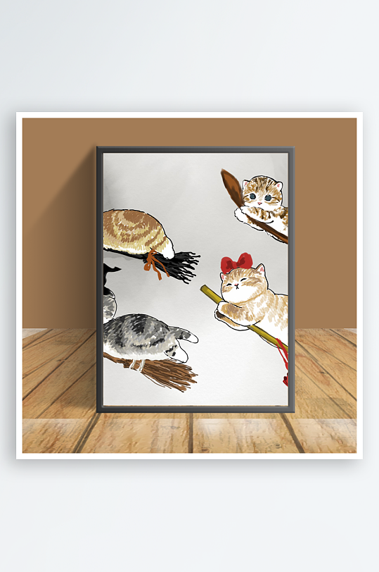 猫咪图片客厅摆件-众图网