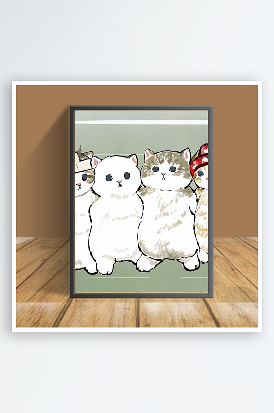 猫咪图片客厅摆件-众图网