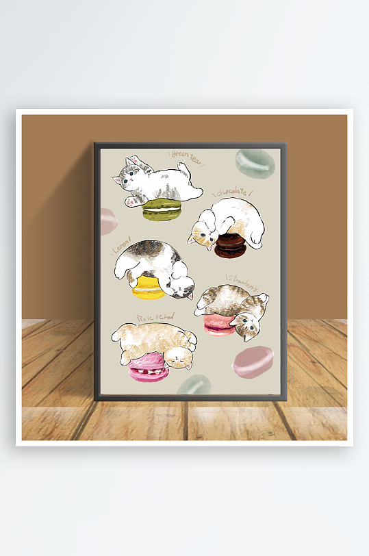 猫咪图片客厅摆件-众图网