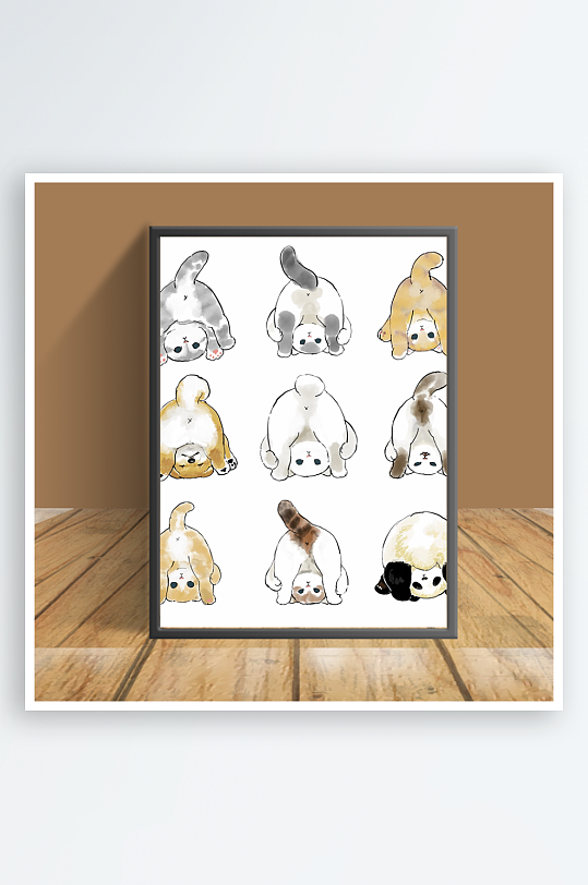 主题猫咪图片客厅摆件-众图网