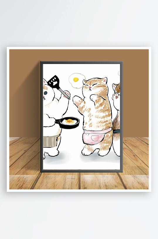 主题猫咪图片客厅摆件-众图网