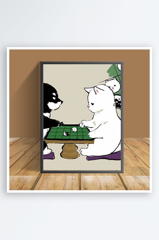 主题猫咪图片客厅摆件-众图网