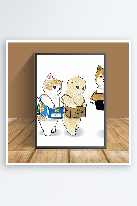 猫咪图片客厅摆件-众图网