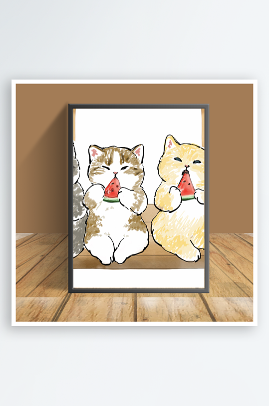 猫咪图片客厅摆件-众图网