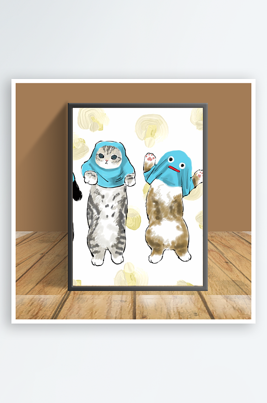 猫咪图片客厅摆件-众图网