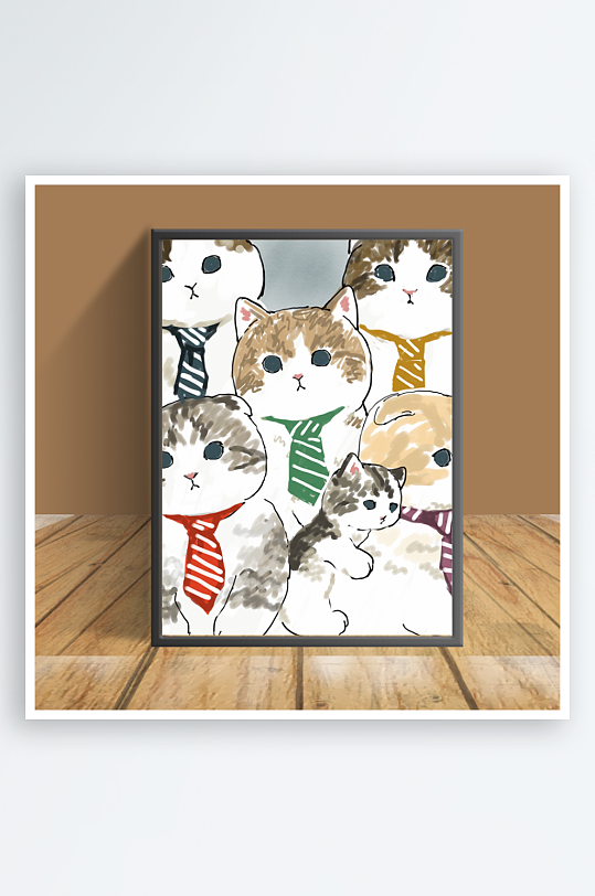 猫咪图片客厅摆件-众图网