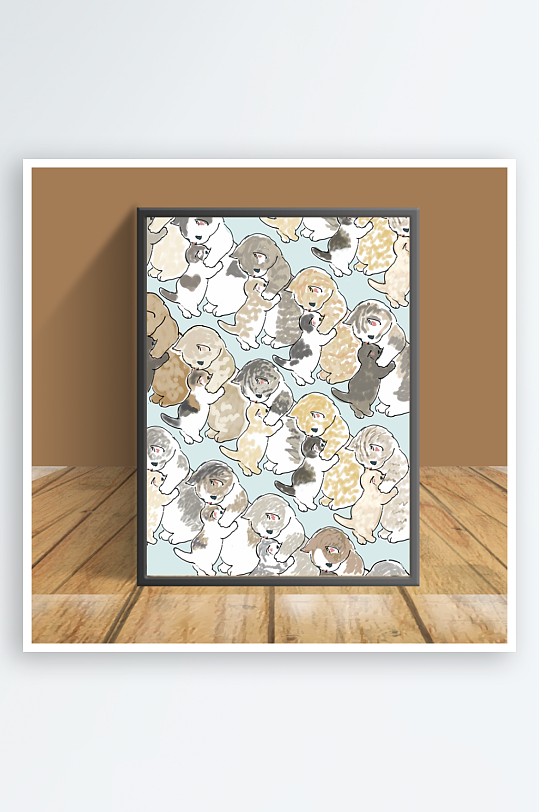 猫咪图片客厅摆件-众图网