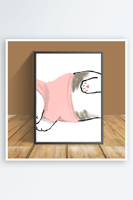 猫咪主题客厅摆件-众图网