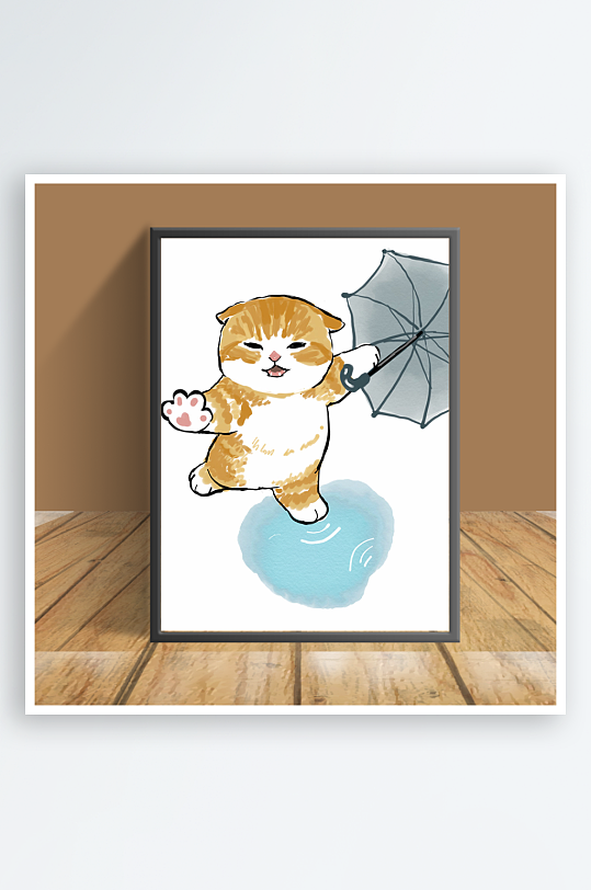 猫咪主题客厅摆件-众图网