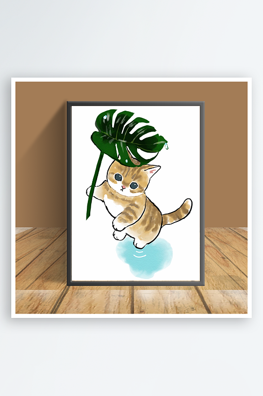 猫咪主题客厅摆件-众图网