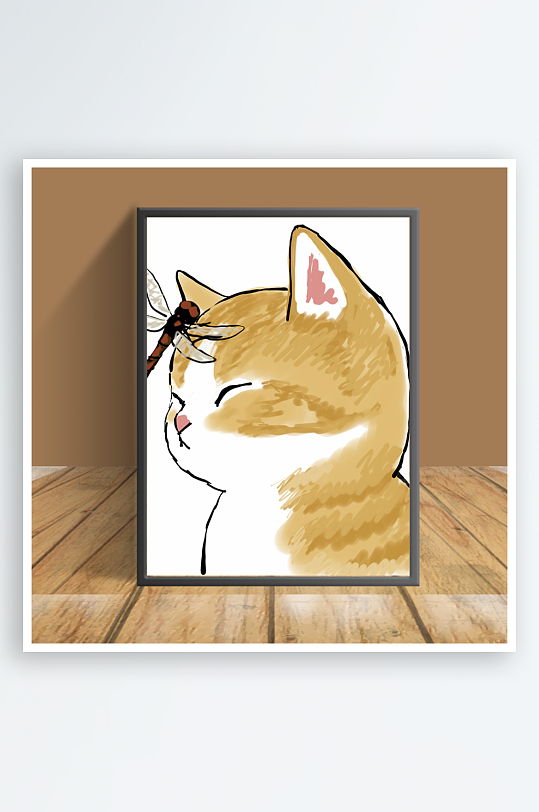 美丽可爱猫咪主题客厅摆件-众图网