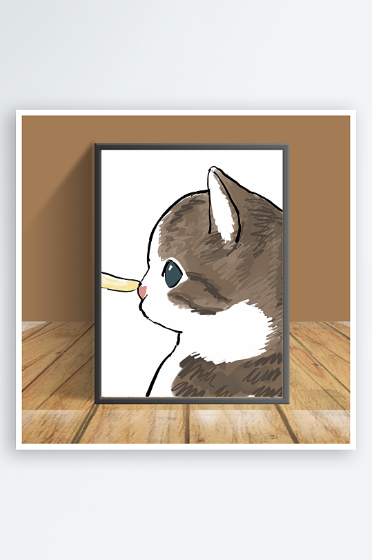 美丽可爱猫咪主题客厅摆件-众图网