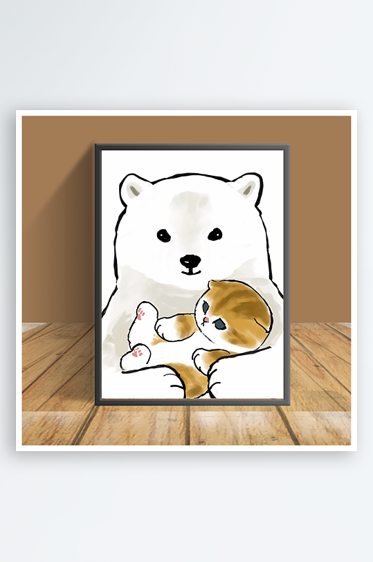 创意可爱猫咪主题客厅摆件-众图网