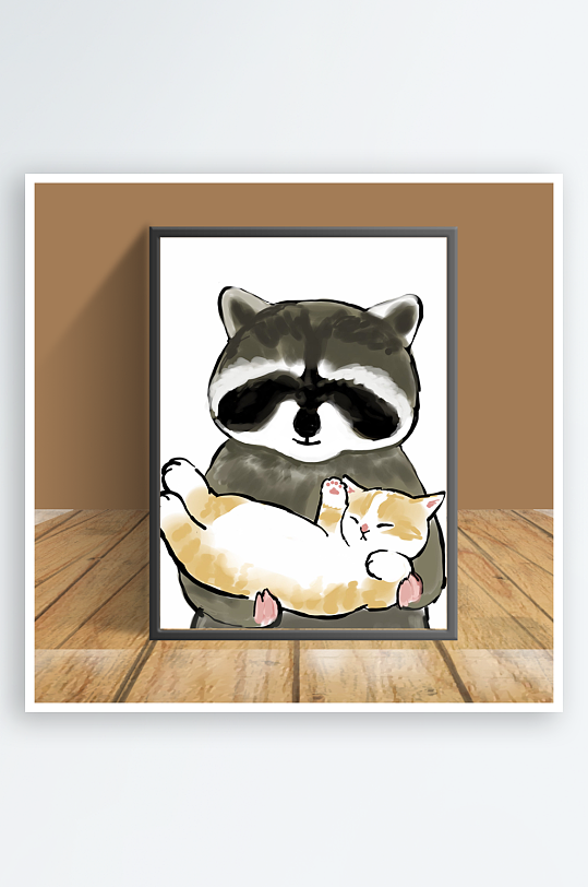 创意可爱猫咪主题客厅摆件-众图网